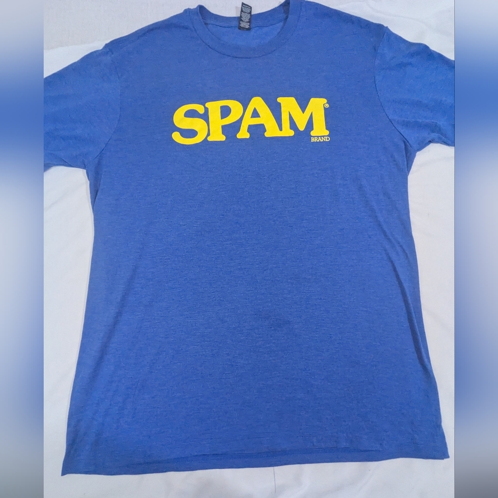 SPAM District Blue T-Shirt Size XL